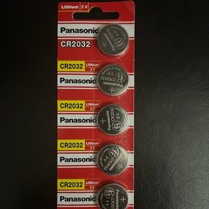5Pc Panasonic CR 2032 Button 3V cell batteries watch remote control exp Jul 2030